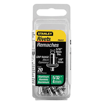 Stanley aluminijumske nitne 4x3 mm - 20kom 1-PAA52T Stanley aluminijumske nitne 4x3 mm - 20kom 1-PAA52T